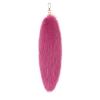 YXBOMG Rose Red Cat Tail Keychain 12.2" (31cm) Fox Long Plush Soft Tail, Halloween Animal Wolf Role Play Party Props Dress Up Phone Backpack Hanging Ornament view 1