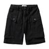 Men's Loose Fit Cargo Shorts Lightweight Pocket Casual Outdoor Short Relaxed Fit Classic Hiking Short Pants (Black,3X-Large) view 1