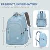 ADAISM Kids Backpacks for School Teens Girls Cute Backpack for School Bookbag Women Travel Student Large Book Bag Boys, Blue view 2