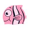 KOMBIUDA Kid's Silicone Swim Cap Fish Shape for Long Hair Comfortable Water Cap for Boys and Girls view 4