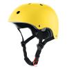 OUWOR Youth Skateboard Bike Helmet for Boy and Girl, Lightweight Adjustable, Multi-Sport for Bicycle Skate Scooter (Yellow, Medium) view 1