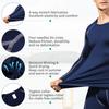 Men's Compression Shirts Long Sleeve Workout Baselayer Quick Dry Athletic T Shirts Sport Running Tops 1/2 Pack view 3