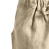 SWJGLITTR Men's Cotton Linen 3/4 Shorts Loose Fit Elastic Waist Men Short Lightweight Casual with Pockets Short Pants (Khaki Color,Large) view 4