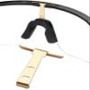 Betterun Gold Replacement Wicket for Oakley Sutro Lite OO9463/ Sutro Lite AF OO9463A/ Sutro Lite Sweep OO9465 (Vented) view 1
