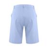 Mens Cotton Linen Shorts Summer Lightweight Casual Beach Shorts Drawstring Breathable Vacation Lounge Shorts, Vacation Essential Outfit for Men Pajama Yoga Shorts(Blue 1,Small) view 4