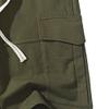 SWJGLITTR Men's Athletic Cotton Shorts Drawstring Elastic Waist Multi Pocket Short Workout Gym Running Short Pants (Green,XX-Large) view 2