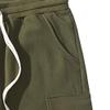 SWJGLITTR Men's Athletic Cotton Shorts Drawstring Elastic Waist Multi Pocket Short Workout Gym Running Short Pants (Green,XX-Large) view 4