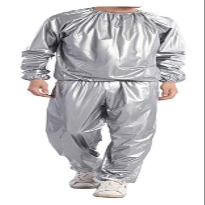 TIGAILIAN Unisex Sweat Suit/sauna Suit, Sweat Suit For Slimming, Sauna Suit Suit Sweat Suit Sweat Suit Sauna Suit Sports Suit Sauna Suits Tracksuit Sauna Suits (Color : Silver, Size : XX-Large)