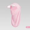 Vlouest Summer new pure color ice silk mask outdoor riding sunshade ear-mounted protective mask, Black view 2