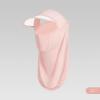 Vlouest Summer new pure color ice silk mask outdoor riding sunshade ear-mounted protective mask, Black view 4