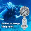 XHTLLO Rebreather Diving Cistern Pressure Checker for Din Valve view 2