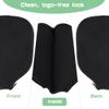 AEXHOT 2 PCS Pickleball Paddle Covers, Durable Neoprene Paddle Cover Universal 8.26 x 11.8Inch Zippered Universal Racket Sleeve Paddle Storage Bag, Fits USAPA Standard Pickleball Racquets (Black) view 3