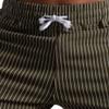 SWJGLITTR Men's Stripe Print Drawstring Shorts Workout Sweat with Pocket Short Pants Elastic Waist Athletic Gym Short (Green 1,XX-Large) view 3