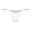 iiniim Women's Sexy Metallic G-String High Waist Adjustable Straps T-Back Micro Thong Underwear White Small view 1
