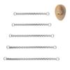 6ixGosh 5PCS Nose Chain Surgical Steel Across Top Nose Piercing Jewelry Nostril Chain for Women Men Double Nose Piercing Nostril Bridge Jewelry, Black, Gold, Silver,14 view 1