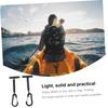 COOLHIYA Fishing Line Holders Aluminum Sub-Wire Discs Tippet Line Tender Compact Fishing Tools for Carp Bass view 3
