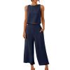 KICILVS 2025 Womens Linen Set Women Linen Sets 2 Piece Outfits Try Before You Buy Womens Clothing view 1