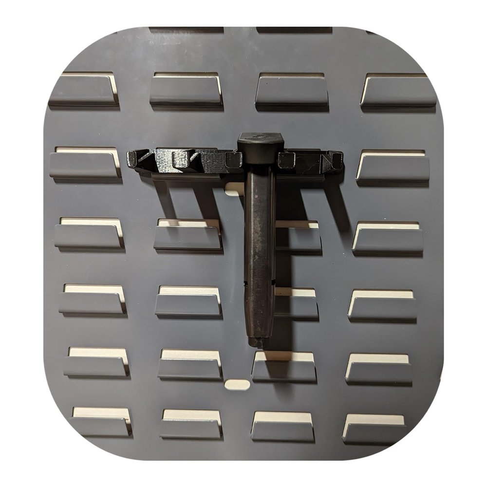 Hammy3DPrints Mount for Jericho 941 Mags - Secure It/Akro Mils | Magazine Holder Storage Rack (Wide Baseplate: Plastic Panel)