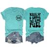 Womens Racing Shirt Race Mama Funny Sports T-Shirt Retro Graphic Short Sleeve Casual Loose Tees Trending Tops Blue view 1