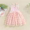 Toddler Baby Girl Butterfly Wings Dress Princess Sleeveless Tulle Butterfly Wing Skirt Birthday Party Tutu Dress (D Pink, 12-18 Months) view 4