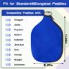 2 PCS Pickleball Paddle Covers, Durable Neoprene Paddle Cover Universal 8.26 x 11.8Inch Zippered Universal Racket Sleeve Paddle Storage Bag, Fits USAPA Standard and Extended Pickleball Racquets (Blue) view 2