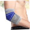 FRCOLOR Compression Elbow Sleeve Breathable Arm Guard for Joint Grey for Basketball Gym Weightlifting Running Elbow view 3