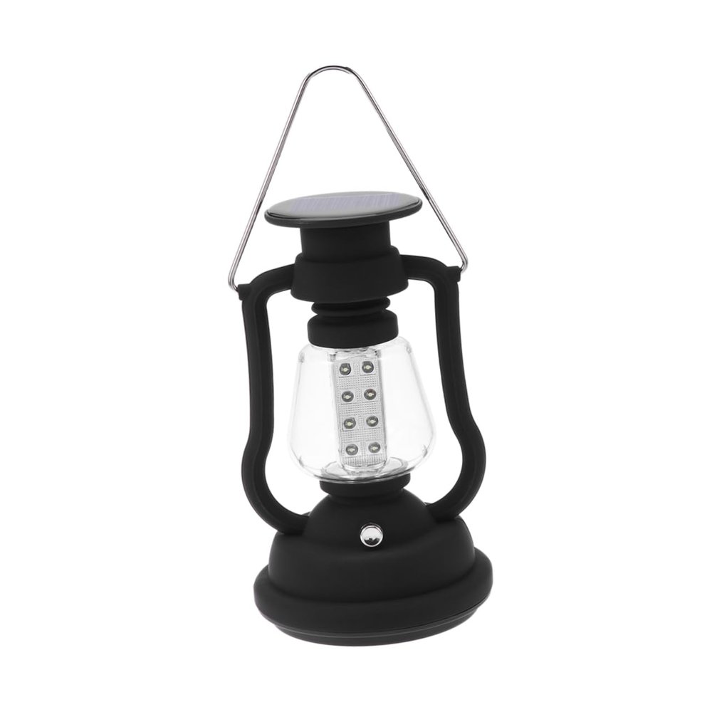 Balacoo Outdoor Lamp Outdoor Lights for House Camping Lantern Solar Lamps Captain Bands Soccer Led Campfire Camping Light Multiple Use Outdoor Light Camping Lamp Direct Charge Hand Crank, Black