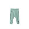 Kidddio Toddler and Baby Unisex Pants 2-Pack Baby Pants 0-3 Months to 18-24 Months Baby Cotton Sweatpants Jogger Boy Girl Light Green view 2