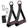 B Baosity 2Pcs Exercise Handles Resistance Band Handle Only Working Out Handles Grip Attachments for Pulley System Home Gym, Black