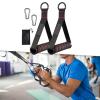B Baosity 2Pcs Exercise Handles Resistance Band Handle Only Working Out Handles Grip Attachments for Pulley System Home Gym, Black view 3
