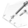 KOMBIUDA 2pcs Transparent Skateboard Wall Mount Hanger Sturdy Acrylic Display Rack for Skate Deck Storage Easy to Install Minimalist Design for Skateboard Enthusiasts view 4