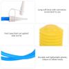 ChengyuWei 5PCS Foot Pump for Inflatables, Hand Pump, Bellows Foot Pump, Foot Air Pump, Yoga Ball Inflator, Plastic Inflator for Wedding Festivals Balloon, Yoga Ball Pump, Balloon Pump view 2