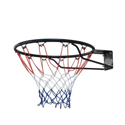 LPLYAA Basketball Rim Goal 17.7'' Universal Hanging Hoop Heavy Duty Wall Mounted Basketball Hoop with Net for Outdoor Home Backyard (Color : Hollow Circle)