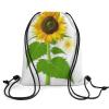 OURTEV Sunflower And Weed Drawstring Backpack Travel Sports Drawstring Bags Portable Storage Gym Bag for Men Women, 35*42cm, Style-2 view 2