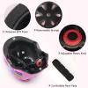 FIODAY Kids Bike Helmet, Toddler Helmet Knee and Elbow Pads Wrist Guards Adjustable Protective Gear Set with DIY Sticker for Girls 3-5-8 Years for Skateboard Inline Skating Scooter view 4