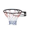 LPLYAA Basketball Rim Goal 17.7'' Universal Hanging Hoop Heavy Duty Wall Mounted Basketball Hoop with Net for Outdoor Home Backyard (Color : Hollow Circle) view 2