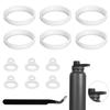 13pcs Water Bottle Lid Replacement for Thermoflask 24/32/40/64oz, Straw Gasket Replacement Accessories & Tweezers Silicone O Ring Rubber Seal Washer Part Compatible with Thermoflask Chug Spout Lid view 1