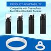 13pcs Water Bottle Lid Replacement for Thermoflask 24/32/40/64oz, Straw Gasket Replacement Accessories & Tweezers Silicone O Ring Rubber Seal Washer Part Compatible with Thermoflask Chug Spout Lid view 3