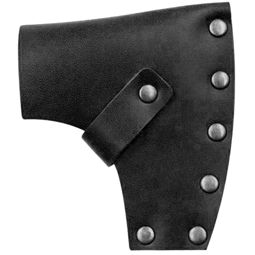 BESPORTBLE Leather Axe Scalp Cover Felling Axe Head Protector Portable Cover for Camping Hiking Outdoor Use