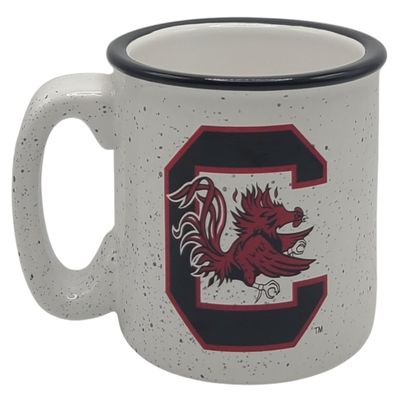 Boelter Brands Large Extra Thick 15oz Speckled Vintage Diner Campfire Coffee Mug NCAA Team Logo (South Carolina Gamecocks)