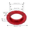 Centerlock Rotor Lockring, Aluminum Centerlock Lock Cover, Disc Rotor Lockring Bike Accessory for Mountain Bike(Red) view 3