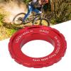 Centerlock Rotor Lockring, Aluminum Centerlock Lock Cover, Disc Rotor Lockring Bike Accessory for Mountain Bike(Red) view 4