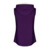 Generic Womens Summer Sleeveless Hooded Tank Tops T-Shirt for Athletic Exercise Relaxed Fit Breathable Hoodies Oversized Sweatshirt, Medium, 01-purple view 3