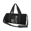 ERUYQIGU Usa Thin Yellow Line Flag Tow Truck Driver Gym Duffel Bag Durable Yoga Bag Large Workout Bag Sport Gymbag For Women Men, Black view 1