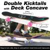 BELEEV Skateboards for Kids, 31x8 inch Complete Skateboard for Beginners Teens Adults, 7 Ply Canadian Maple Double Kick Deck Concave Skateboard with LED Light-Up Wheels (Galaxy Purple) view 4