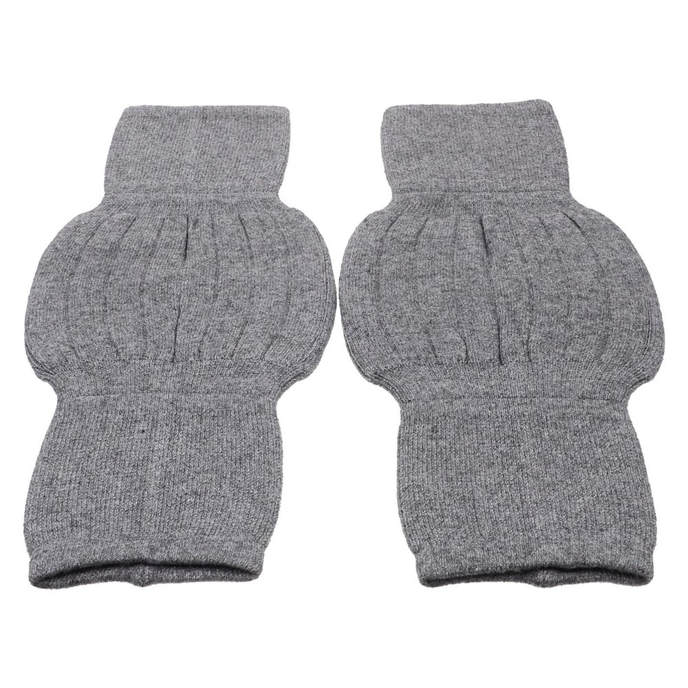 WOFASHPURET 2pcs Warm Knee Pads Breathable Knee Sleeves for Joint Support and for Men and Women Cold Weather Activities Grey