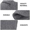 WOFASHPURET 2pcs Warm Knee Pads Breathable Knee Sleeves for Joint Support and for Men and Women Cold Weather Activities Grey view 2