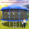 Trampoline Canopy Tent Shade Cover With Frame For 6ft, 8ft, 10ft, 12ft, 14ft, 16ft Trampolines Top Cover Accessories, Outdoor Sports Sun Shade Top Cover Roof - Sunshade, Rain And Snow ( Size : 16ft ) view 2