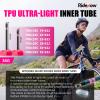 Ridenow 4-Pack Bike Inner Tube for 700/18C-28C, 700/18C-32C with 65/85 mm Metal &TPU Presta Valves for Road Bikes, Super Light Puncture Resistant Bicycle Inner Tube(Include Patch Repair Kits) view 2