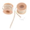 WHAMVOX DIY Rope Ribbons Natural Jute Twine 2 Rolls Decorative Twine Set Rope for Crafts Wide Ribbon view 1